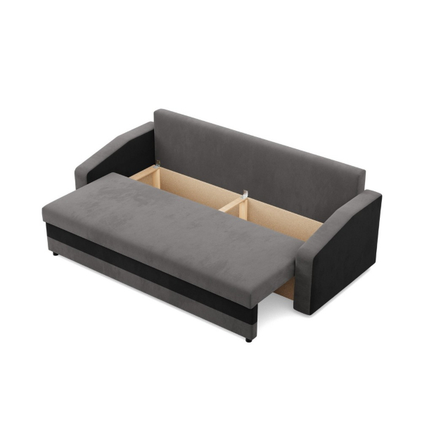 Trivietė sofa Aura su miegojimo mechanizmu - Image 4